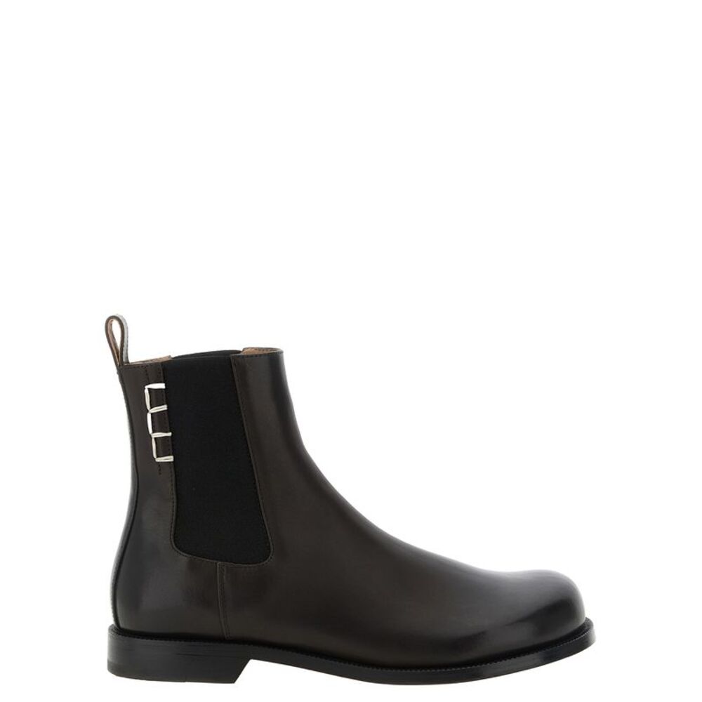 J.W.Anderson Brown Calfskin Chelsea Men's Boots
